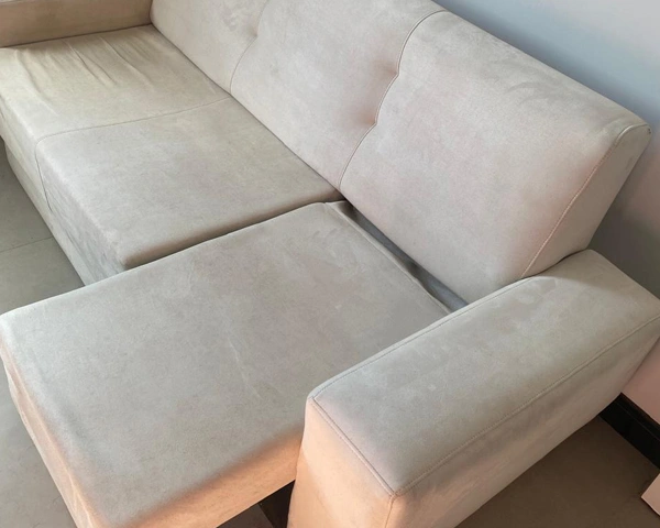 Higienização de Estofados em SP - Absoluta Higienização - Antes e Depois